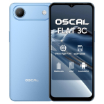 Oscal FLAT 3C 4G AI nutitelefon 16GB+128GB 6.56 Android 16 5000mAh Mobiiltelefon 4+128 sinine