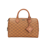 MCM Cognac Visetos kaetud l&otilde;uendist Boston Duffle kott &uuml;lemise sangaga igap&auml;evaseks ja reisimiseks Basic Set (Bag+Dust Bag)