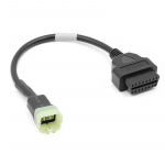 UUS Parim OBD-adapter Kawasaki 6-pin to 16-pin diagnostikakaabli pistikule Z900RS/Z800/Z900/Z1000/ZX10R/ZX14R/H2 mootorratastele 1PCS