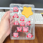 11 tk/komplekt Nutikas m&auml;nguasi Tegevuskuju Armas Kawaii T&auml;ht Kirby Seiklusm&auml;ng Virnastatav PVC Anime kuju Mudel Laste s&uuml;nnip&auml;evakingitus