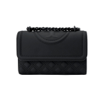 Tory Burch Fleming &Uuml;hev&auml;rviline Logoga PU Kandekott Risti-keha &Otilde;lakott V&auml;ikesed Naiste Kotid Must 82562-001 Basic Set (Bag+Dust Bag)