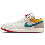 Air Jordan 1 Low Premium Sail Yellow Ochre Meeste Tossud Kreemjas Ka&scaron;miir College-Hall HV4511-133 45.5