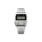 Casio Vintage Series Veekindel Kvartsliikumine Roostevabast Terasest Rihmaga K&auml;ekell Meeste kellad H&otilde;bedane A1100D-1VT Silver Dial