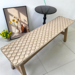 Tepitud paks pingipadi libisemiskindel kingavahetuspallid Puidust diivanitooli istmepadi Aiaveranda toolimatt Erkeripadjad 30x60cm