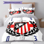 Atleti voodipesu Tekikomplekt Tekikott Padjap&uuml;&uuml;r Kodu kaunistus S&uuml;nnip&auml;evakingitus (1 * tekikott + 2 * padjap&uuml;&uuml;ri, ilma s&uuml;damikuta) 135x200cm black