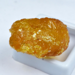 Looduslik Oranž Merevaik Kivi Toorkivi 27,00 ct L&otilde;ikamata SERTIFITSEERITUD Toores Lahtine Kivi 27.9 mm approx oranž