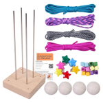 Kvaliteetne s&otilde;lmede tegemise komplekt-K&auml;sitsi valmistatud n&ouml;&ouml;ri komplekt-DIY ahvis&otilde;lme palli komplekt-Tugev Paracord n&ouml;&ouml;r purple