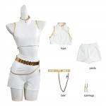 Deemonik&uuml;tt Cosplay Kost&uuml;&uuml;m T&uuml;drukute Grupp Mira Rumi Zoey Kpop Lauljad Anime Esituskost&uuml;&uuml;mid Lavashowd Halloweeni Pidu 110CM