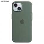 Iphone 15 &uuml;mbris, &uuml;hildub Magsafe'iga, vedel silikoonist telefoni tagakaas [induktsioon Popover] - Mi xj1 must