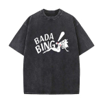 Bada Bing Retro t&uuml;pograafia disainiga kulunud kotised t&auml;navastiilis topid pargih&auml;ngimiseks S