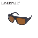 Q-Switch ND:YAG 532nm 1064nm OD5+ Laserikaitseprillid CE EN207 Laserikaitseprillid (Brown,safety glasses) pruun