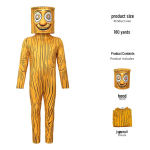 Klassikaline m&auml;gi ja meri Halloweeni Sahuri esituse pulkmehe cosplay kost&uuml;&uuml;m Adult 180cm orange