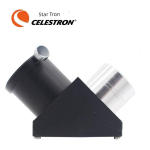 Celestron 90 kraadi 45 kraadi Positiivse kujutisega Sf&auml;&auml;riline Laemoonik 70400 Teleskoobi Tarvikud 1,25-tolline Standardliides 1.25-Inch 90-Degree Zenith Mirror black