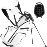 Findway 14-osaline golfi seisukott, kerge golfikott seisuga meestele ja naistele, golfikepikott topeltrihmaga, vihmakate, mitu taskut, golf must