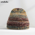 J&auml;rkj&auml;rgulise v&auml;rvimuutusega kampsunm&uuml;ts mitmev&auml;rviline villane m&uuml;ts kootud m&uuml;ts naistele s&uuml;gis ja talv soe ja k&uuml;lmakindel mitmek&uuml;lgne paar Elastic hat circumference (56-60cm) gray