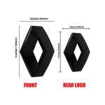 3D ABS Embleem JFJK6 Auto Esiv&otilde;re Kapoti Embleem Pagasiruumi Tagumine Logo Kleebis Dekoratsioon Renault Clio Kadjar Koleos Megane Espace Scenic