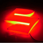 Auto tagumine logo embleemi valgusti SUZUKI SX4 Vitara Swift Jimny Samurai Alto Ignis Grand Vitara jaoks LED Auto Tagumine Pagasiruum Embleemi Kleebis punane