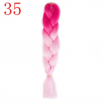 XINRAN Ombre Jumbo Braids s&uuml;nteetilised punutud juuksed lastele