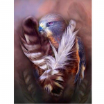 Heart of Hawk Tikand K&auml;sit&ouml;&ouml; Rhinestones Tikand Teemanttikandid Maalimine Teemant 20X30CM