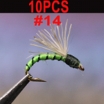 10 TK Chartreuse Biot Serendipity Fly Fishing Flies