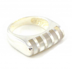 Meeste h&otilde;bedane s&otilde;rmus  Tarkuse r&otilde;ngad  P&auml;rlmutter 52 beež