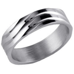 Alliance Argent 'Lien d'Amour' 56 h&otilde;be