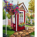 DIY lilleaed kodu 5D k&auml;sit&ouml;&ouml; teemanttikandid kodukaunistused seinamaaling mosaiik t&auml;isring 20X30CM