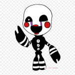 Fnaf Chibi Puppet Five Nights At Freddy's 2 Puppet Puppet Triikitavad &uuml;lekanded r&otilde;ivaste jaoks Ts&auml;rki kott Soojus&uuml;lekande kleebised Triikimisplaastrid