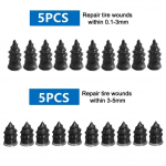 10 * auto vaakumrehvi remondi kumminaelte komplekt / toruta rehvide remondi t&ouml;&ouml;riistakomplekt 10pcs Mixed