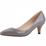 Klassikaline seksikas terava otsaga madala keskmise kassi kontsaga naiste pumbad jalatsid Kevadise br&auml;ndi disainiga pulmakleit 42