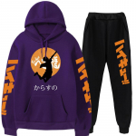 V&otilde;rkpall poiste kapuutsid P&uuml;ksid Komplektid Anime &uuml;likond dressipluus T&auml;navar&otilde;ivad Mehed Naiste Pullover Kost&uuml;&uuml;m Spordiriided Kevad s&uuml;gis XL lilla