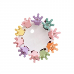 Laste kommiv&auml;rv armas v&auml;ike &uuml;hev&auml;rviline printsess, magus katkise juukseklamber 10pcs