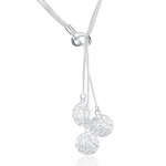 Snake Chain Rose kaelakee 925 Sterling Silver Fashion Ehted 45cm