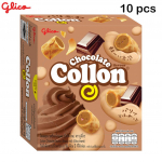 Glico Collon &scaron;okolaadi maitse (Biskviitrull) 54 gx 10 tk / 20 tk - Tai suupiste 54 g x 10 pcs