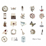 46 tk Vanaaegne Gooti Dekoratsioon DIY Paberkleepsud Igap&auml;evased V&auml;ljal&otilde;iked Planeerija Kawaii Kleebis Engo