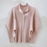 Plisseeritud s&auml;rgid Naine, &uuml;he rinnaga puhvis, pikkade varrukatega &uuml;laosa, soliidne, avar kontoris Daami stiilis s&uuml;gisriided One size