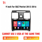 Icreative Androidi autoraadio videopleier UAZ Patriot 2012-2016 GPS Auto BT Stereo Carplay WIFI 1280*720P 2 Din jaoks