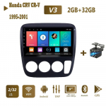Icreative Android Car Radio 11 jaoks Honda CRV CR-V 1995-2001 auto multimeedia videopleier GPS-navigatsioon autoraadio heli stereo autoraadio 2 din 2+32GB