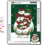 DIY 5D Teemantmaali J&otilde;ulupuu J&otilde;uluvana Lumemees Ristpistekomplekt T&auml;ispuurimise Tikand Mosaiik Kunst Pilt kividest Kingitus Full Round 20X30CM