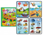 Laste maagiline maagiline grafiti beebi veealbumi pusle alushariduse lasteaia v&auml;rvimine Transport