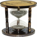 Antiikne taimer, messingist vanaaegne 5-minutiline liivataimer liivakell, mereline mereliivakell halli liivaga