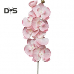 Kangast kunstlik liblikas orhidee, mittepleekuv p&auml;ris v&otilde;lts 3D Phalaenopsis lill tume kohvi v&auml;rv