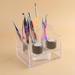 Multifunktsionaalne sahtli t&uuml;&uuml;p Nail Tool Organizer Makeup Tool Storage Box Manik&uuml;&uuml;ri meigit&ouml;&ouml;riist