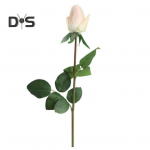 Korduvkasutatav roosiimitatsioon niiske pind Loov pulmadekoratiivtaimed Pruudi kunstlik roosilill kollane