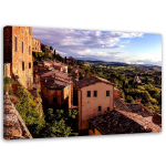 L&otilde;uendiprint Itaalia maastik Toscana 60x40 pruun