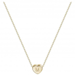 Ramidose titaanist terasest virsiku s&uuml;damega kaelakee 26 t&auml;hega armastuse rangluu kaelakett One Size