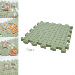 9 t&uuml;kki blokeerivad matid kudumiseks v&otilde;redega Lai kasutusala Paks vahtplaat, Vastupidav