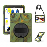 iPadi &uuml;mbris 2 3 4 5 6 7 8 9., Heavy Duty Army p&otilde;rutuskindel laste kate iPad air iPad pro iPad 4 9.7 ipad min iKickstand k&auml;epidemega &otilde;larihma &uuml;mbris For iPad Air 1 armee roheline v&auml;rv