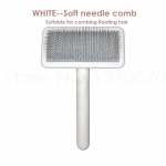 Lemmiklooma koera H hari kassi kamm H eemaldamine terasest pehme k&otilde;va n&otilde;el Com Koertele Kassihoidja puhastusvahendid Groomg Supplies