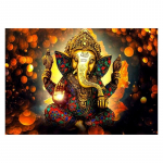 Ganesha jumalate l&otilde;uendimaalingud seinal Klassikalised hindu jumalate seinakunsti plakatid Hinduism Dekoratiivsed pildid Kodukaunistus Taust Seinakaunistus 20x30cm